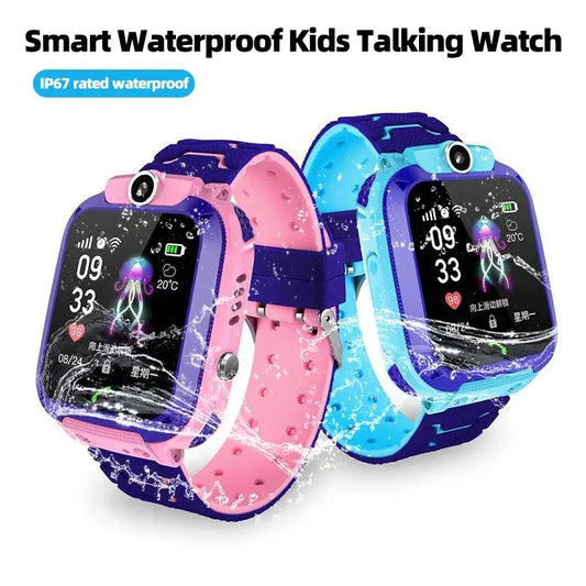 Q12 Kids Smart 2G Call Phone Watch Waterproof Mother Children GPS Monitor Boy Girls SOS Child Sports Digital Watches Tracker